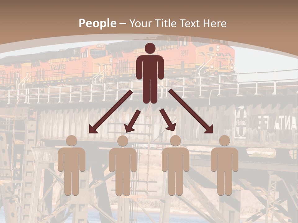 Bnsf Diesel Rail PowerPoint Template