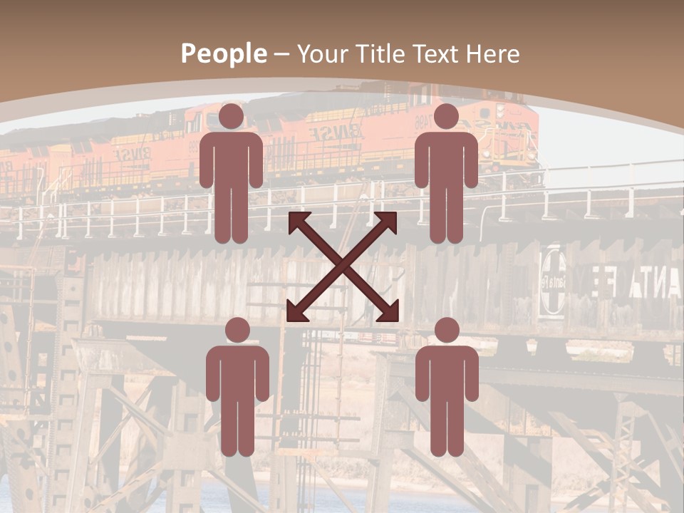 Bnsf Diesel Rail PowerPoint Template