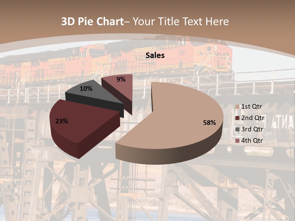 Bnsf Diesel Rail PowerPoint Template