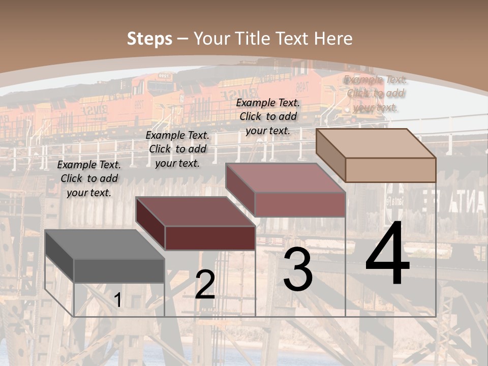 Bnsf Diesel Rail PowerPoint Template