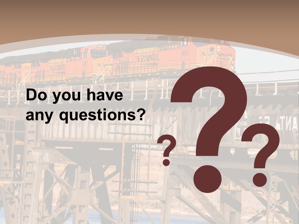 Bnsf Diesel Rail PowerPoint Template
