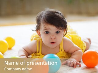 Innocent Toddler Fragile PowerPoint Template