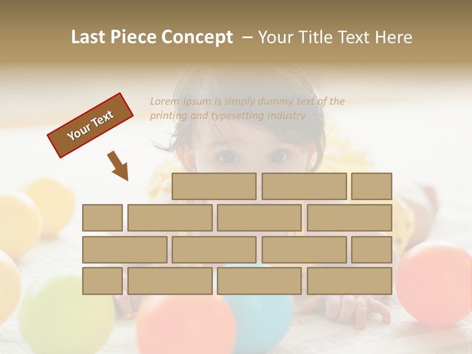 Innocent Toddler Fragile PowerPoint Template