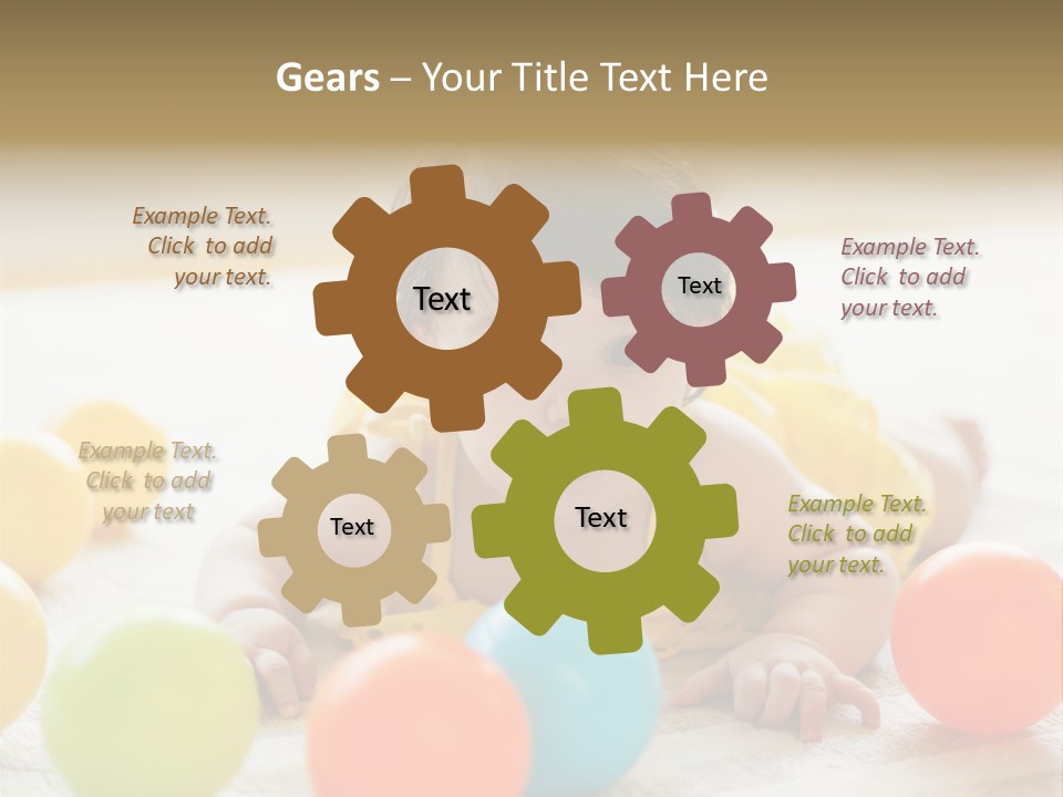 Innocent Toddler Fragile PowerPoint Template