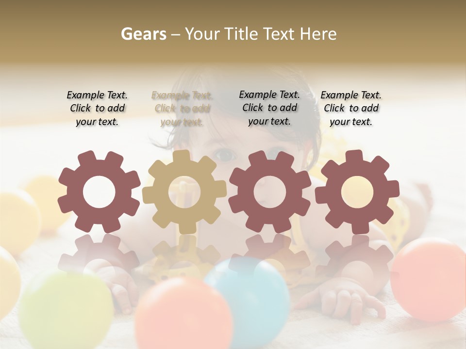 Innocent Toddler Fragile PowerPoint Template