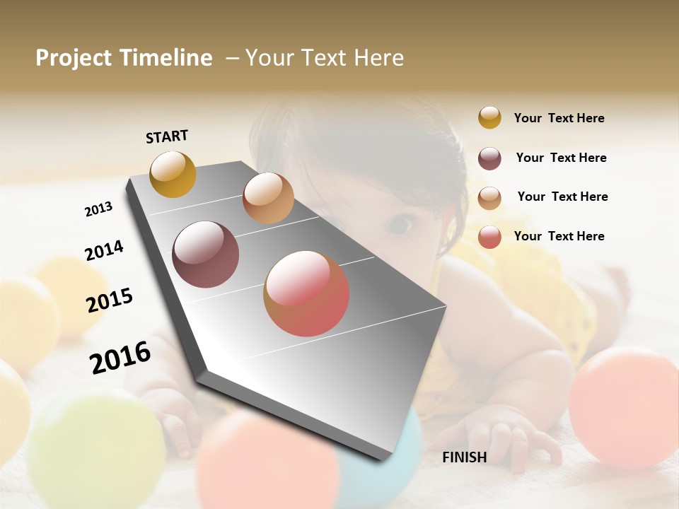 Innocent Toddler Fragile PowerPoint Template
