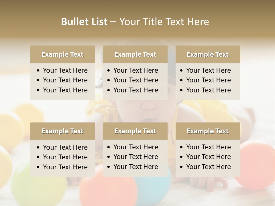 Innocent Toddler Fragile PowerPoint Template