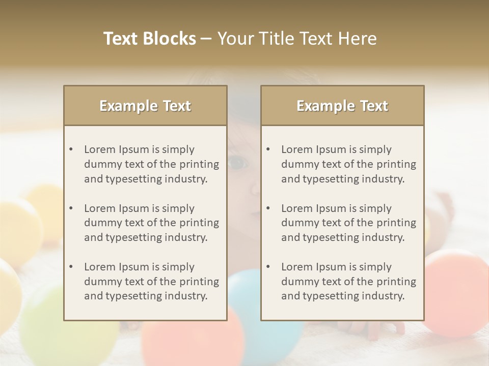 Innocent Toddler Fragile PowerPoint Template