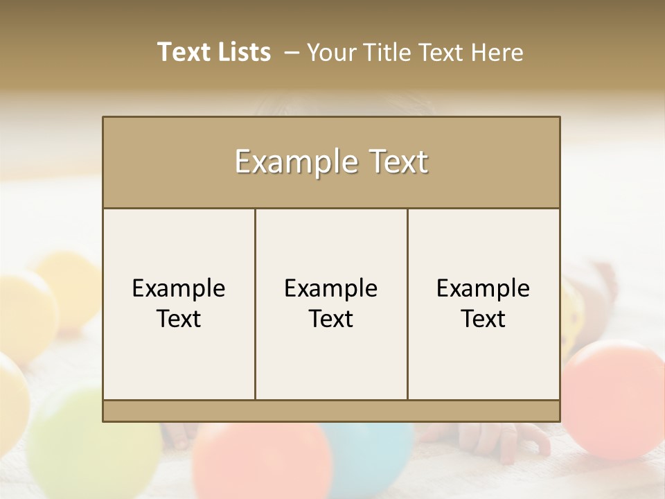 Innocent Toddler Fragile PowerPoint Template