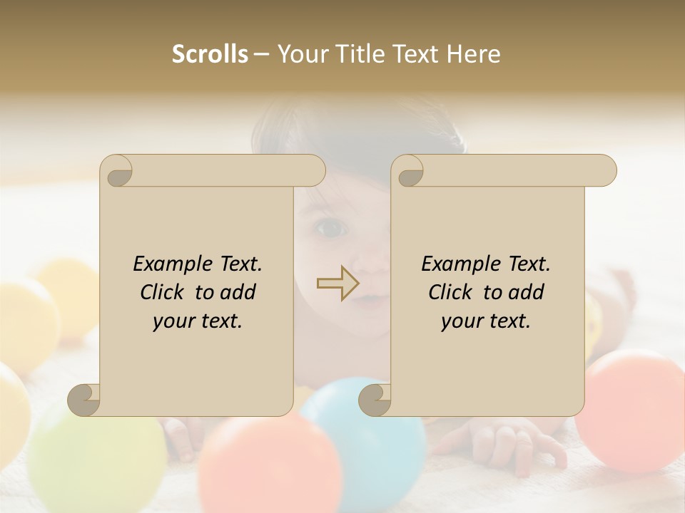 Innocent Toddler Fragile PowerPoint Template