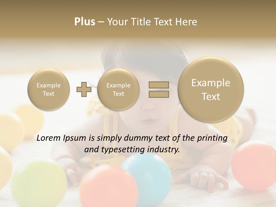 Innocent Toddler Fragile PowerPoint Template