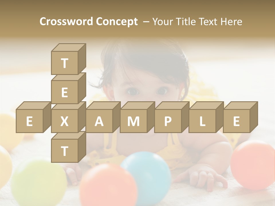 Innocent Toddler Fragile PowerPoint Template