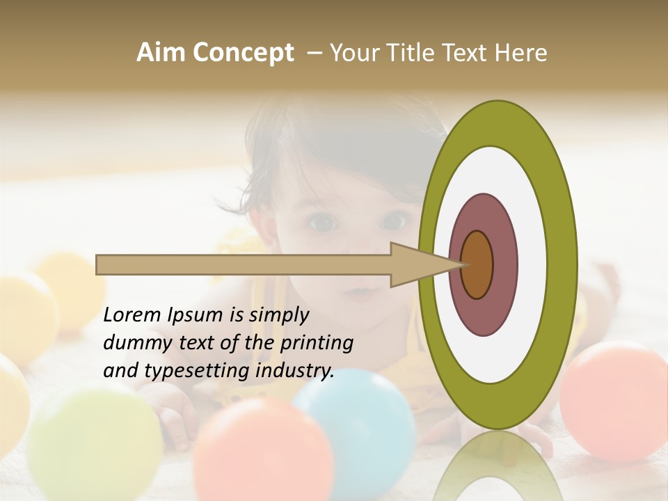 Innocent Toddler Fragile PowerPoint Template