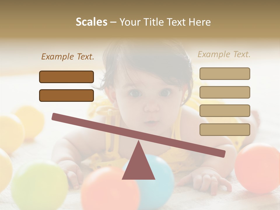 Innocent Toddler Fragile PowerPoint Template
