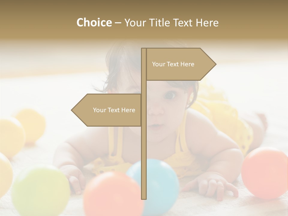 Innocent Toddler Fragile PowerPoint Template