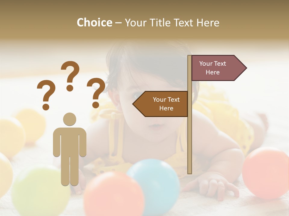 Innocent Toddler Fragile PowerPoint Template