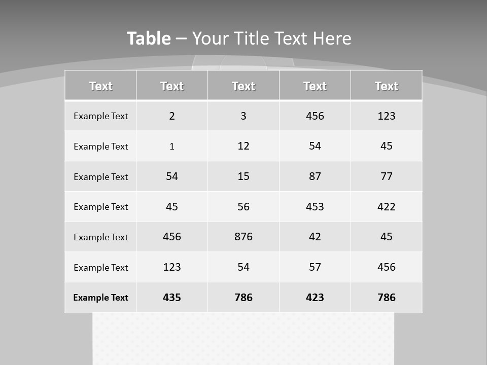 One Clipping Path Gray PowerPoint Template