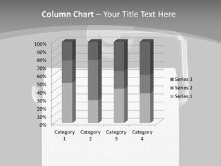 One Clipping Path Gray PowerPoint Template