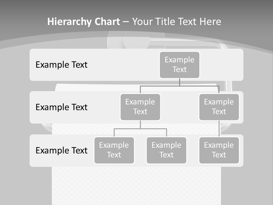 One Clipping Path Gray PowerPoint Template