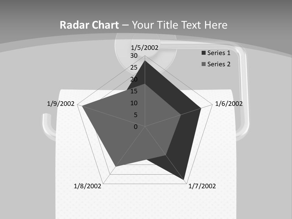 One Clipping Path Gray PowerPoint Template
