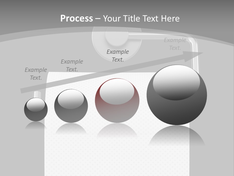 One Clipping Path Gray PowerPoint Template