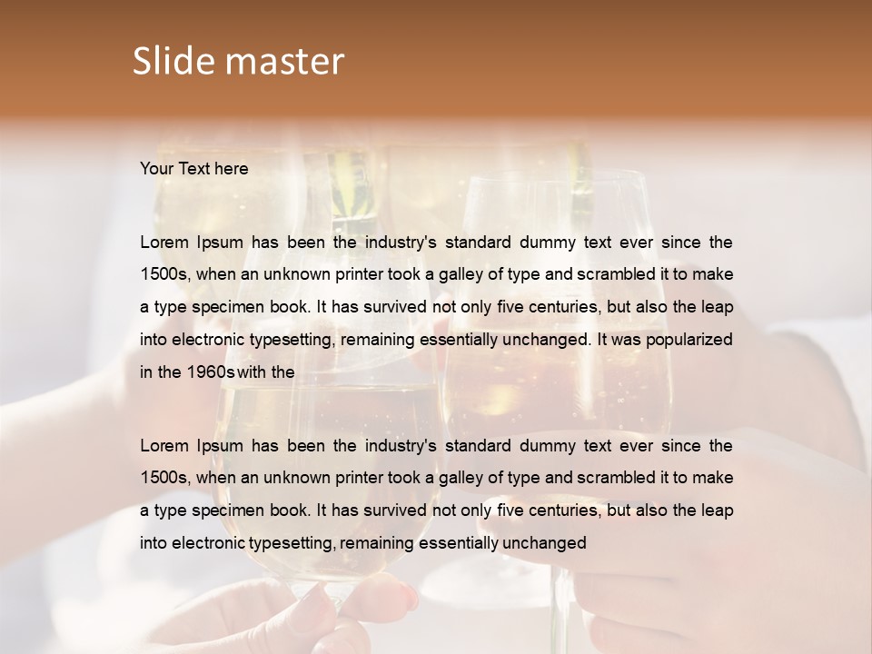 Toast Event Social PowerPoint Template