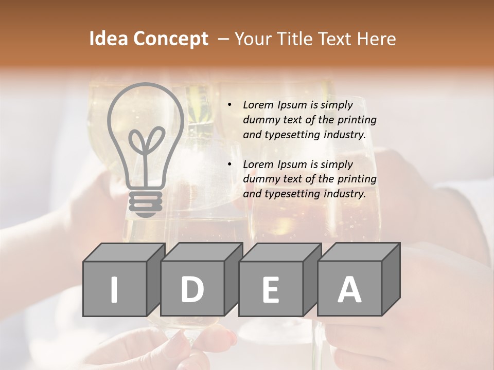 Toast Event Social PowerPoint Template