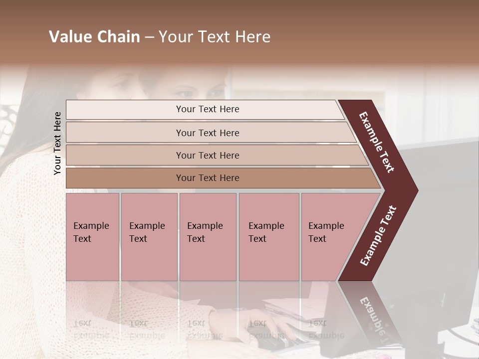 Discussion Occupation Businesswoman PowerPoint Template