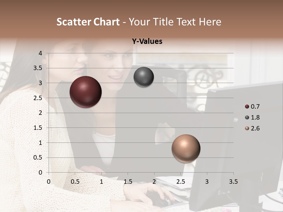 Discussion Occupation Businesswoman PowerPoint Template