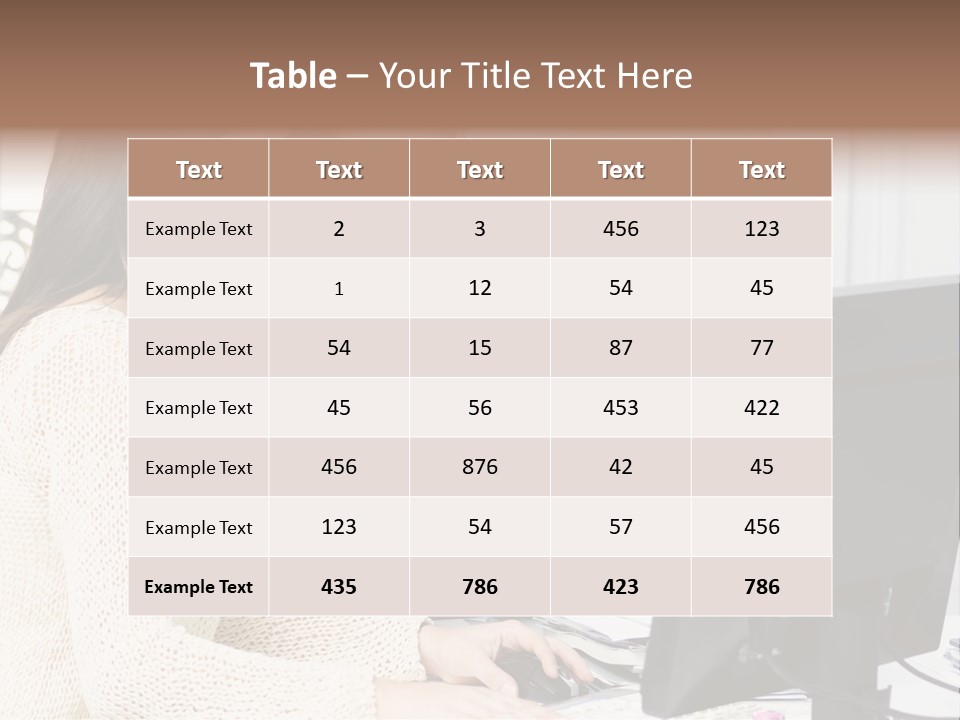 Discussion Occupation Businesswoman PowerPoint Template