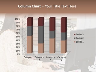 Discussion Occupation Businesswoman PowerPoint Template