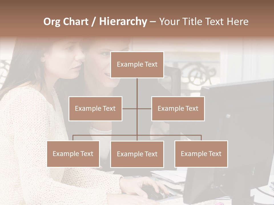 Discussion Occupation Businesswoman PowerPoint Template