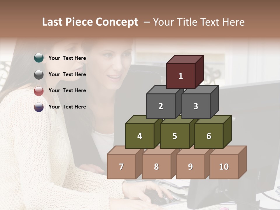 Discussion Occupation Businesswoman PowerPoint Template