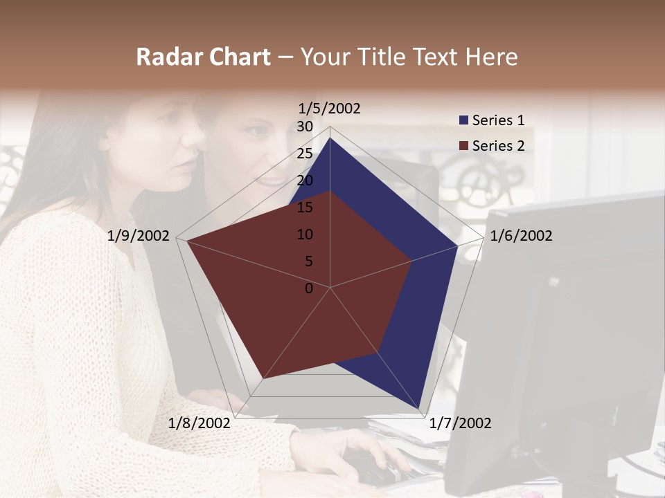 Discussion Occupation Businesswoman PowerPoint Template
