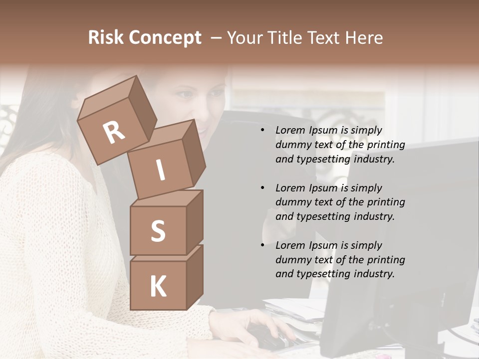 Discussion Occupation Businesswoman PowerPoint Template