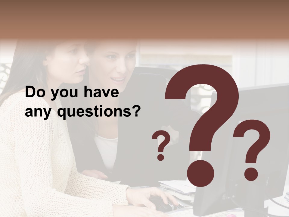 Discussion Occupation Businesswoman PowerPoint Template