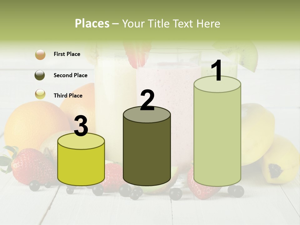 Shake Mix Fruit PowerPoint Template