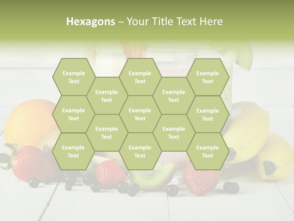 Shake Mix Fruit PowerPoint Template