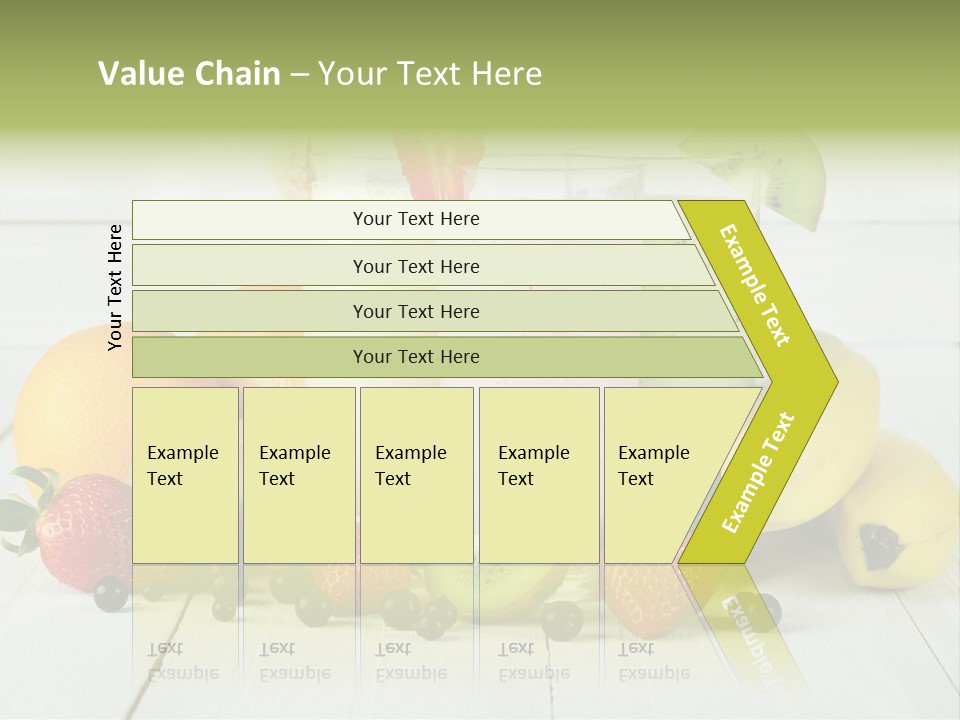 Shake Mix Fruit PowerPoint Template