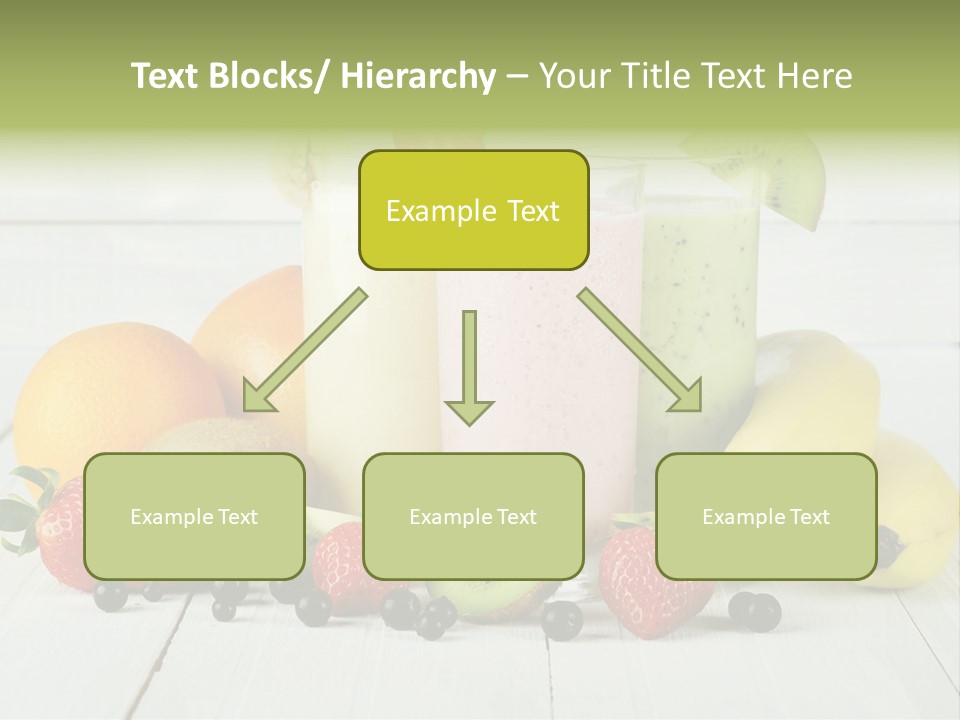 Shake Mix Fruit PowerPoint Template