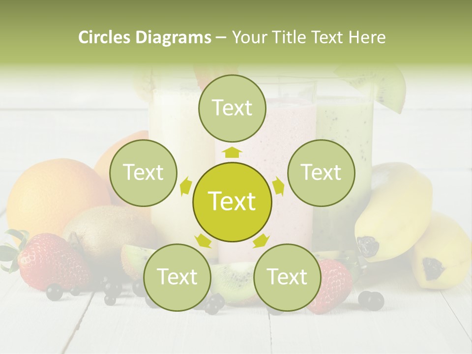 Shake Mix Fruit PowerPoint Template