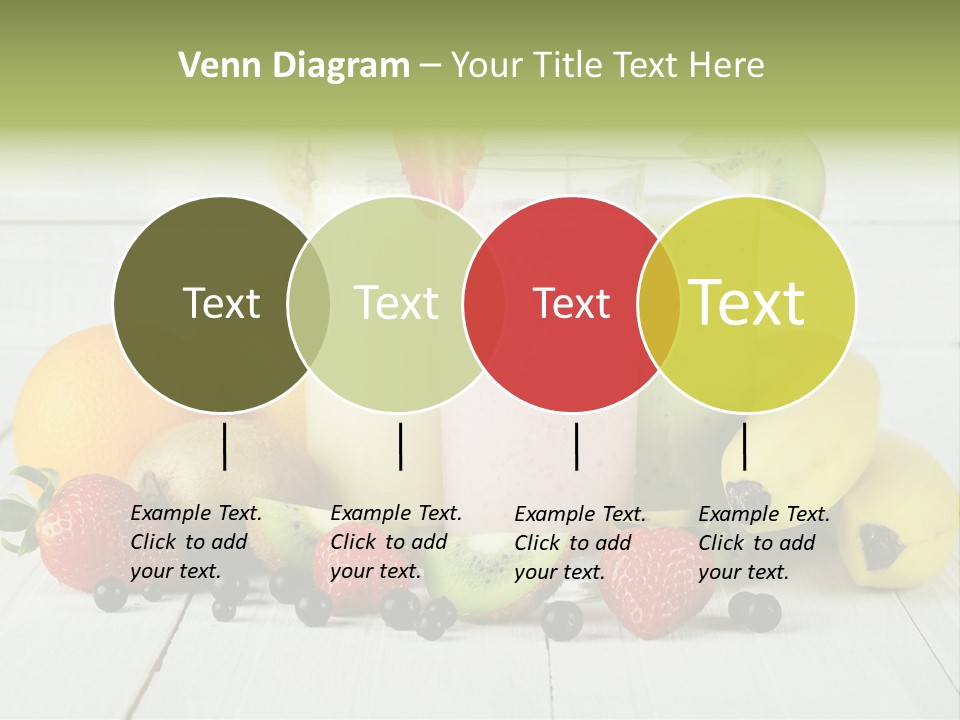 Shake Mix Fruit PowerPoint Template