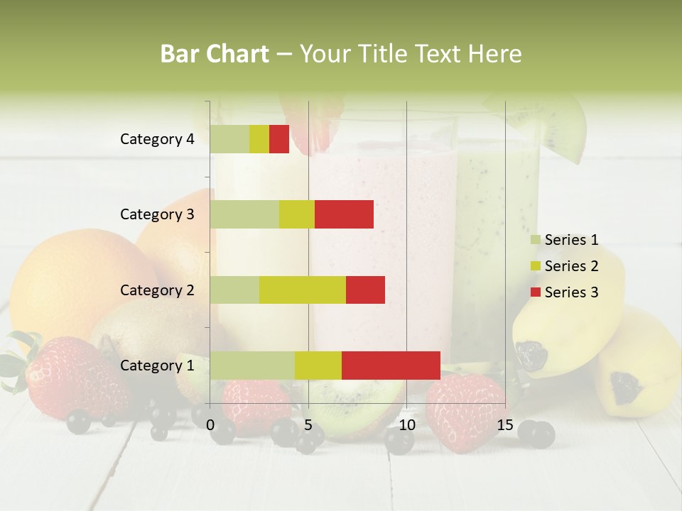 Shake Mix Fruit PowerPoint Template