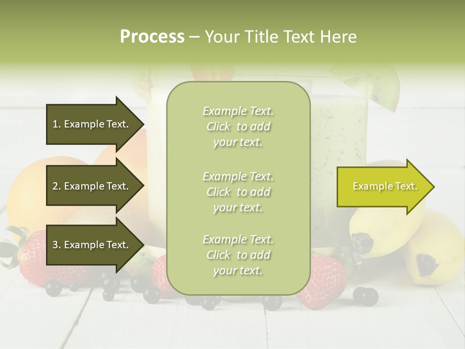 Shake Mix Fruit PowerPoint Template