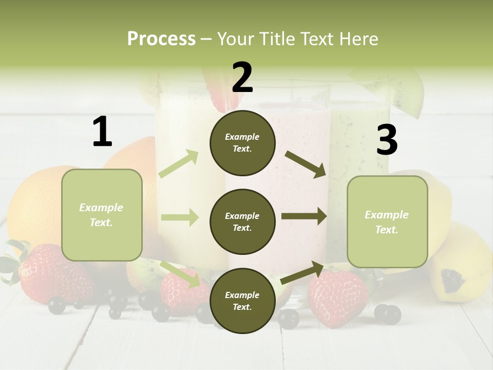Shake Mix Fruit PowerPoint Template