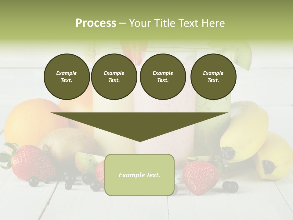 Shake Mix Fruit PowerPoint Template