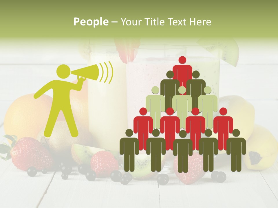 Shake Mix Fruit PowerPoint Template