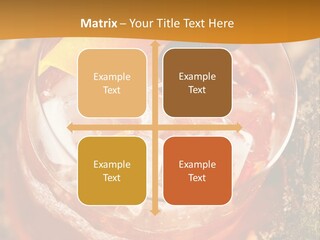 Mixed Bar Liquid PowerPoint Template