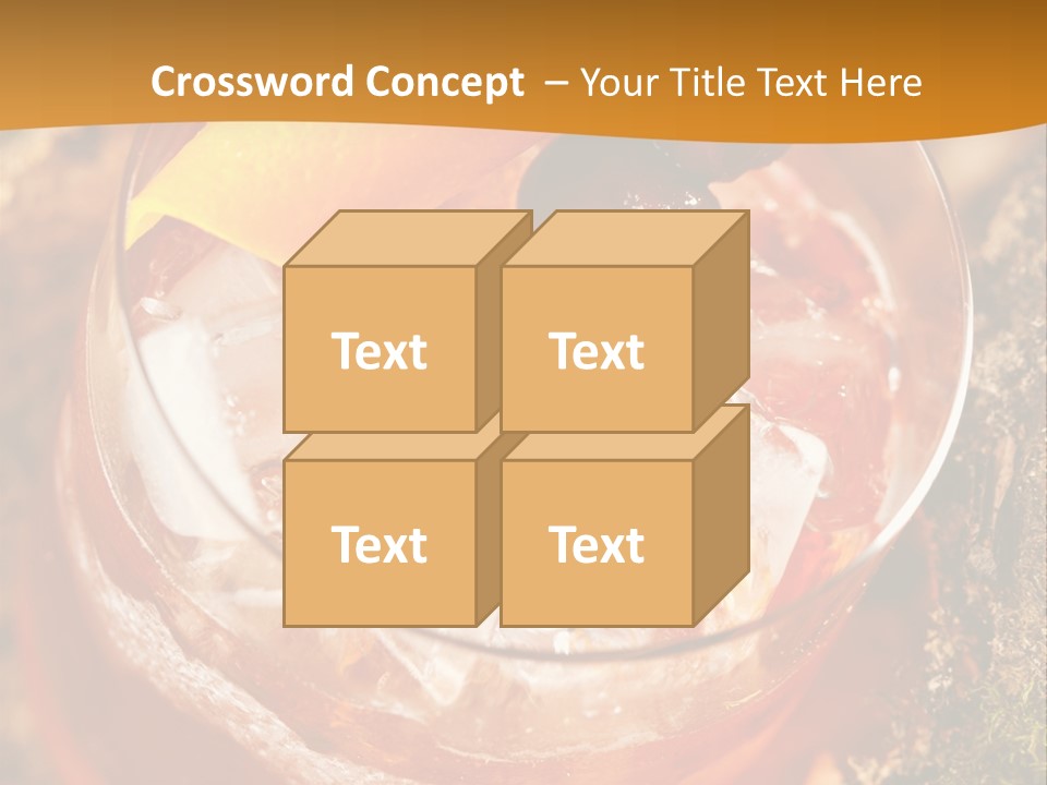 Mixed Bar Liquid PowerPoint Template