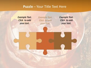 Mixed Bar Liquid PowerPoint Template